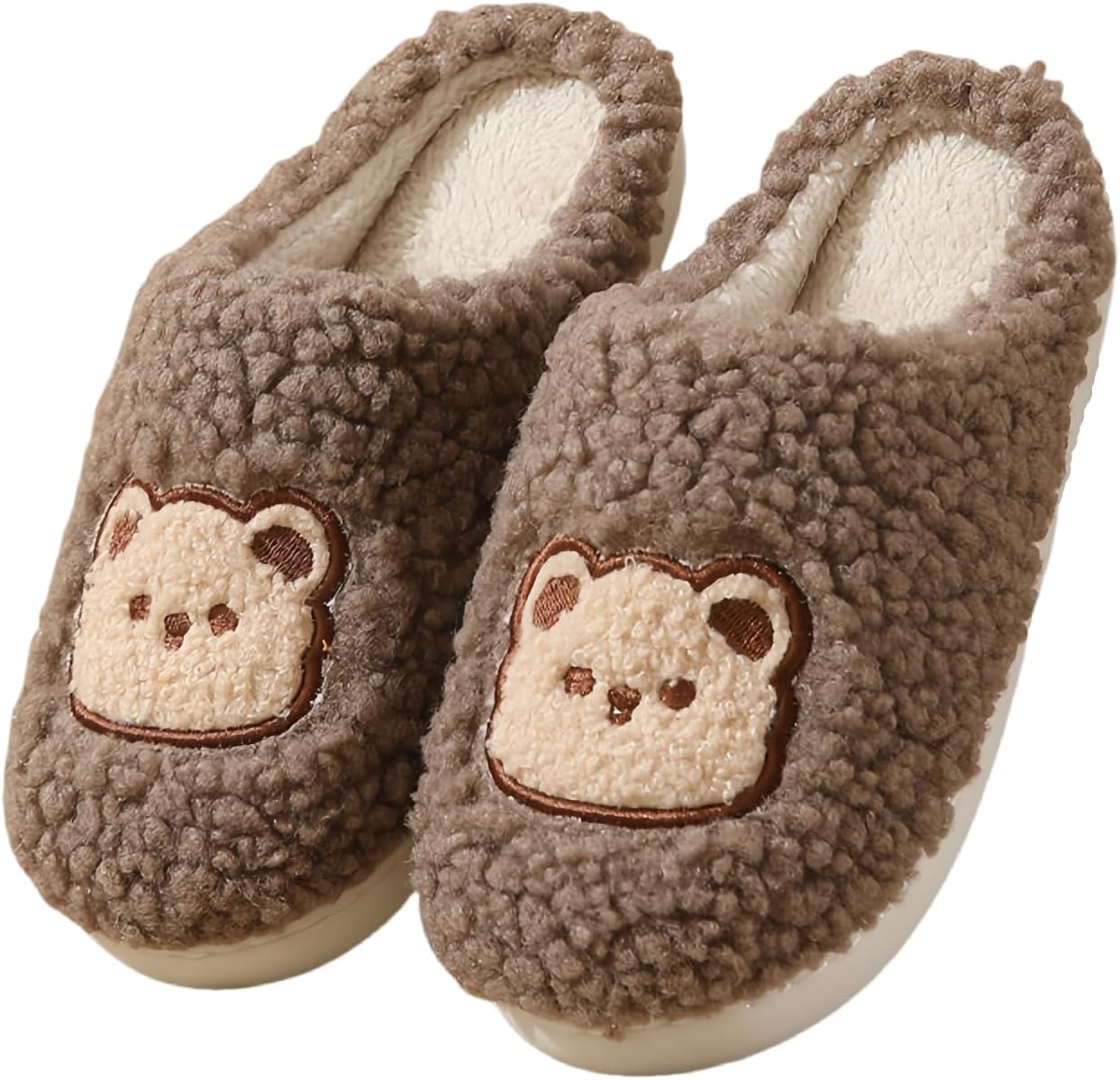 Теплые плюшевые домашние тапочки GEBUFAW с изображением милого животного для женщин и мужчин, мягкие и уютные зимние домашние тапки, Coffee
Теплые плюшевые домашние тапочки GEBUFAW с изображением милого животного для женщин и мужчин, мягкие и уютные зимние домашние тапки, Coffee