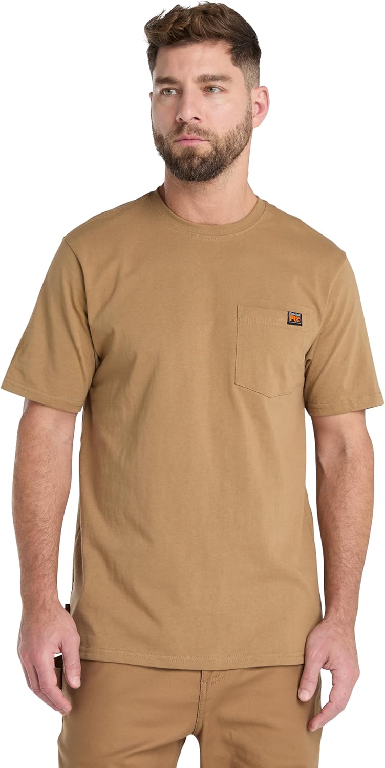 Timberland PRO мужская базовая футболка с карманом, Dark Wheat
Timberland PRO мужская базовая футболка с карманом, Dark Wheat