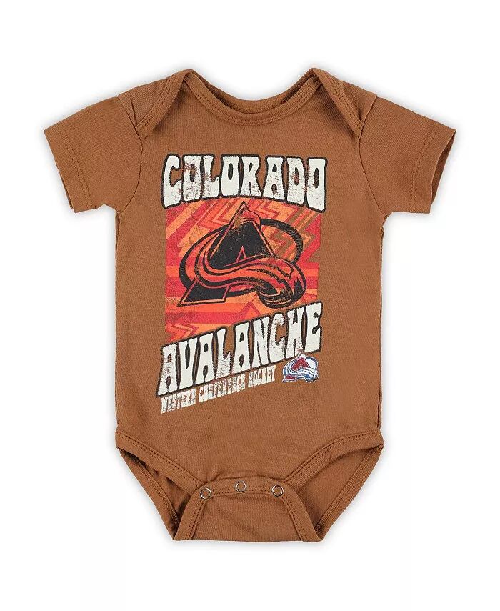 Боди для мальчиков и девочек коричневого цвета с потертостями Colorado Avalanche Hip To The Game Outerstuff
Боди для мальчиков и девочек коричневого цвета с потертостями Colorado Avalanche Hip To The Game Outerstuff