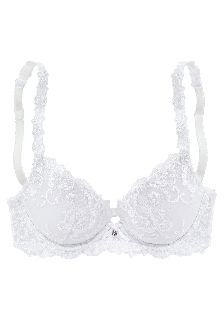Бюстгальтер пуш-ап LASCANA, белый
Бюстгальтер пуш-ап LASCANA, белый