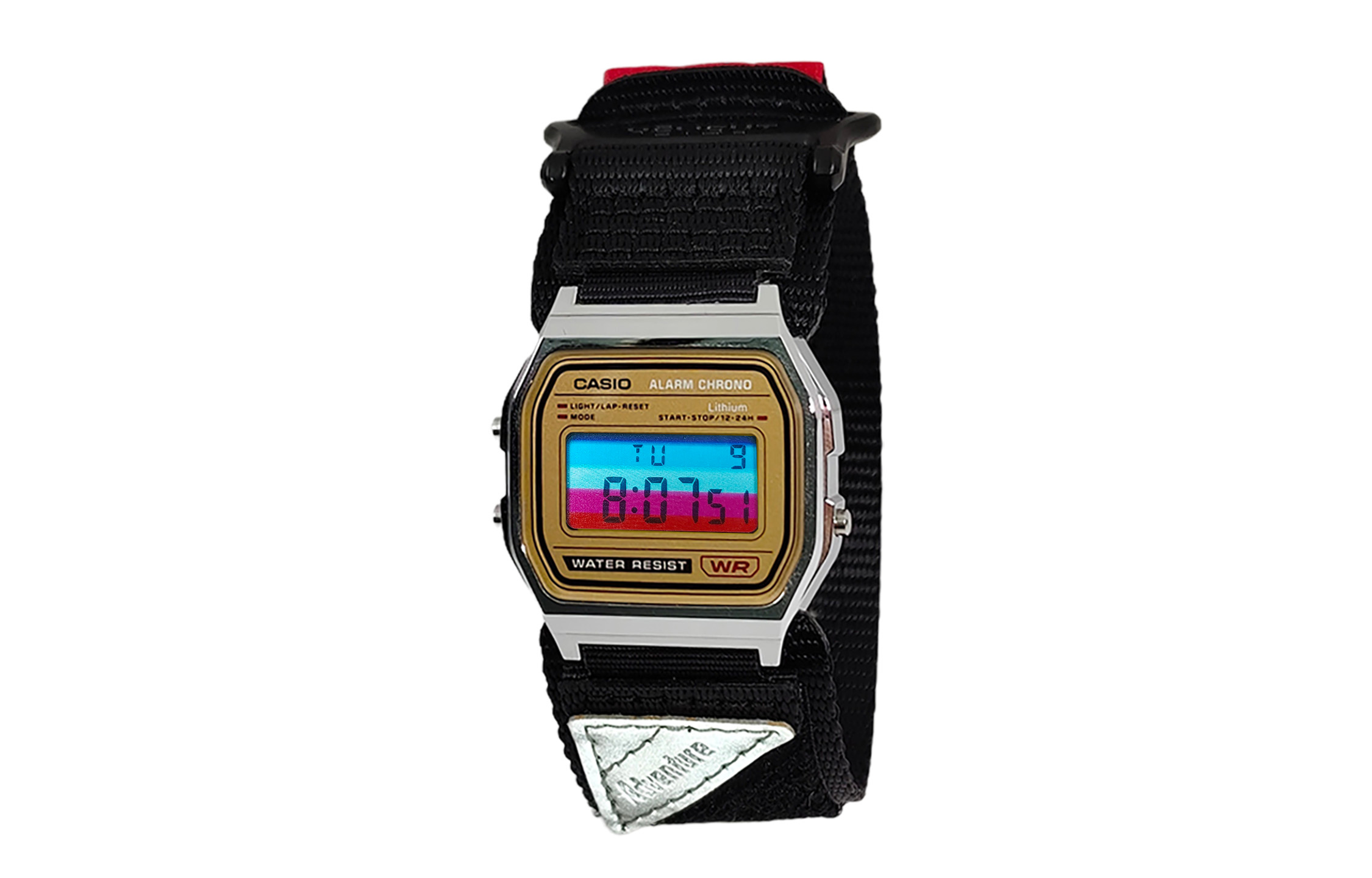CASIO Ретрофит серия электронный механизм нейлоновый ремешок часы мужские gold циферблат
CASIO Ретрофит серия электронный механизм нейлоновый ремешок часы мужские gold циферблат