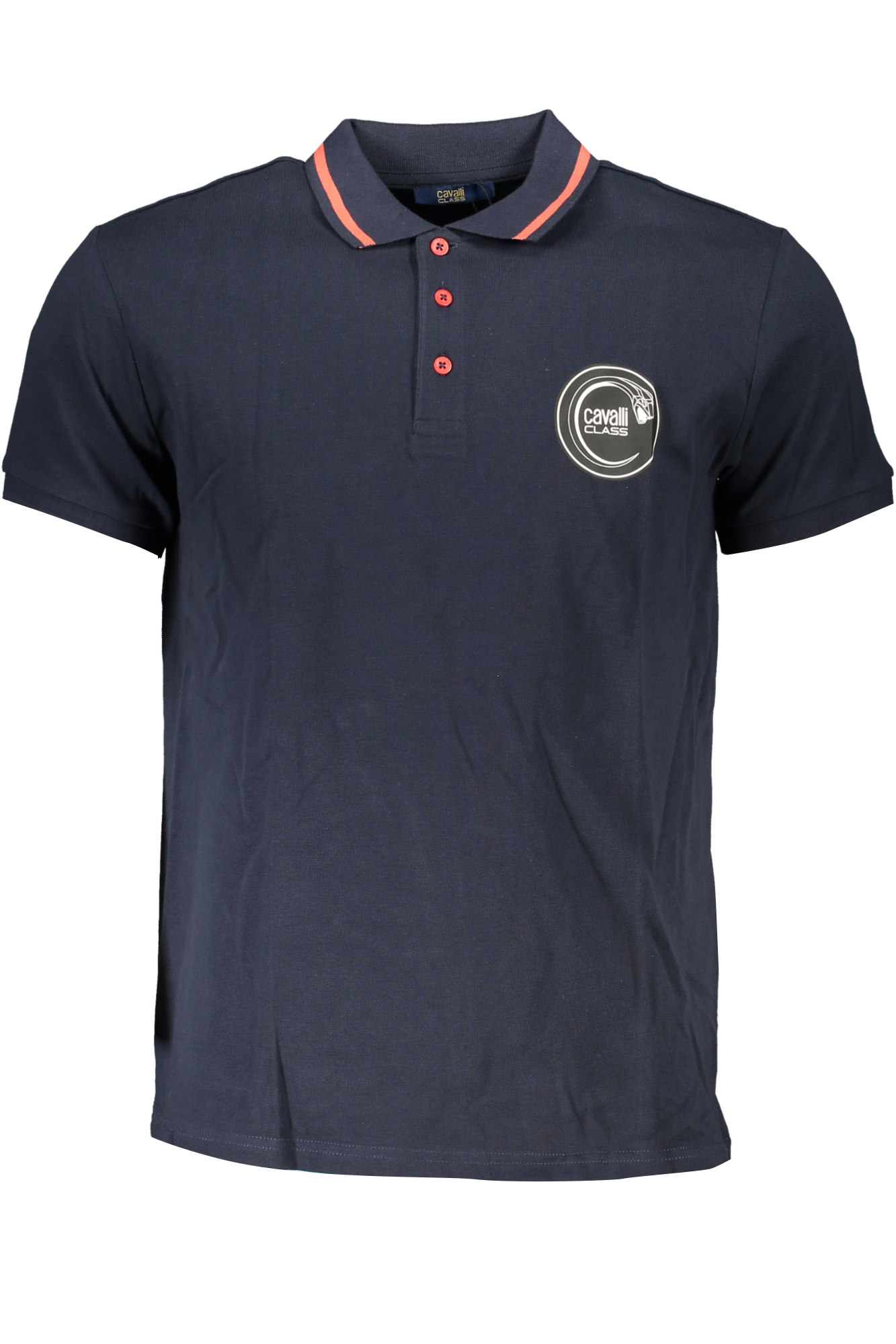 Мужская рубашка-поло Cavalli Class с коротким рукавом и принтом, синий
Мужская рубашка-поло Cavalli Class с коротким рукавом и принтом, синий
