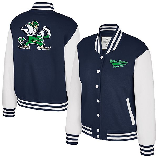 Женская флисовая куртка navy notre dame fighting irish french baguette full snap Colosseum
Женская флисовая куртка navy notre dame fighting irish french baguette full snap Colosseum