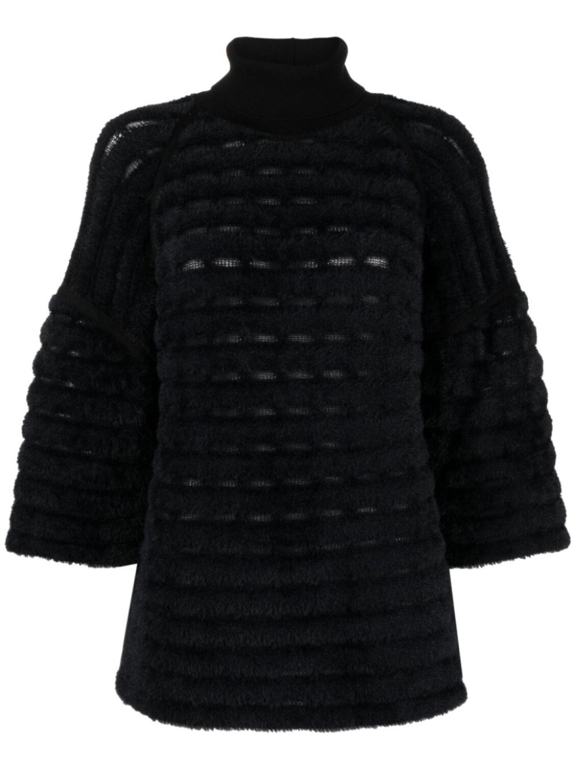 Genny фактурный джемпер с высоким воротником, черный
Genny фактурный джемпер с высоким воротником, черный