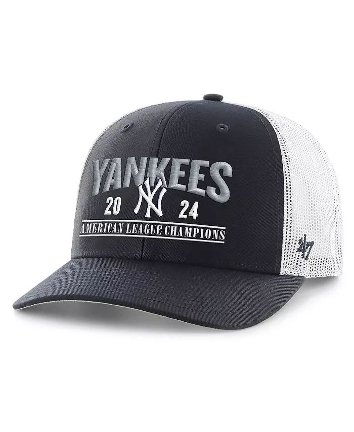 Мужская темно-синяя кепка New York Yankees 2024 American League Champions Trucker Adjustable '47 Brand
Мужская темно-синяя кепка New York Yankees 2024 American League Champions Trucker Adjustable '47 Brand