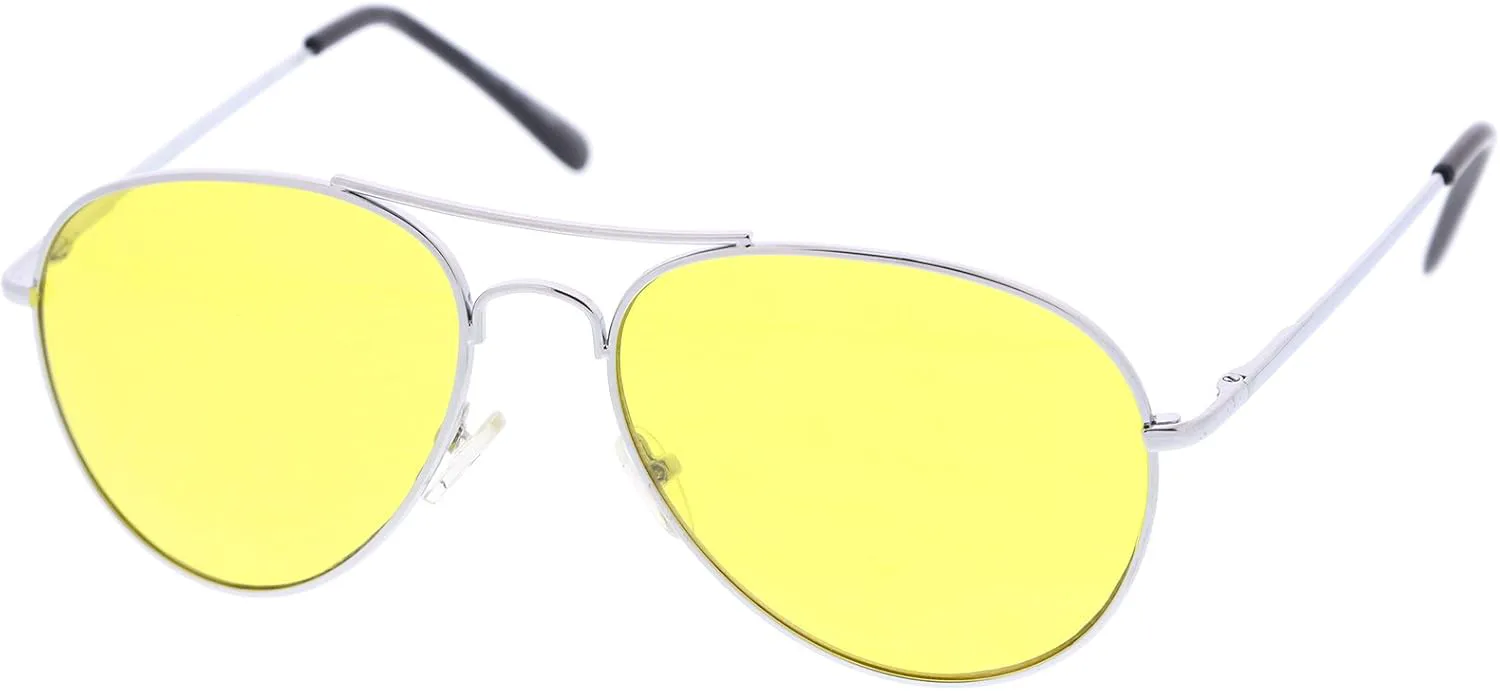 Солнцезащитные очки-авиаторы zeroUV Classic в металлической оправе с цветными каплевидными линзами, диаметр линз 57 мм, 3-pack Deluxe | Yellow + Green + Orange
Солнцезащитные очки-авиаторы zeroUV Classic в металлической оправе с цветными каплевидными линзами, диаметр линз 57 мм, 3-pack Deluxe | Yellow + Green + Orange