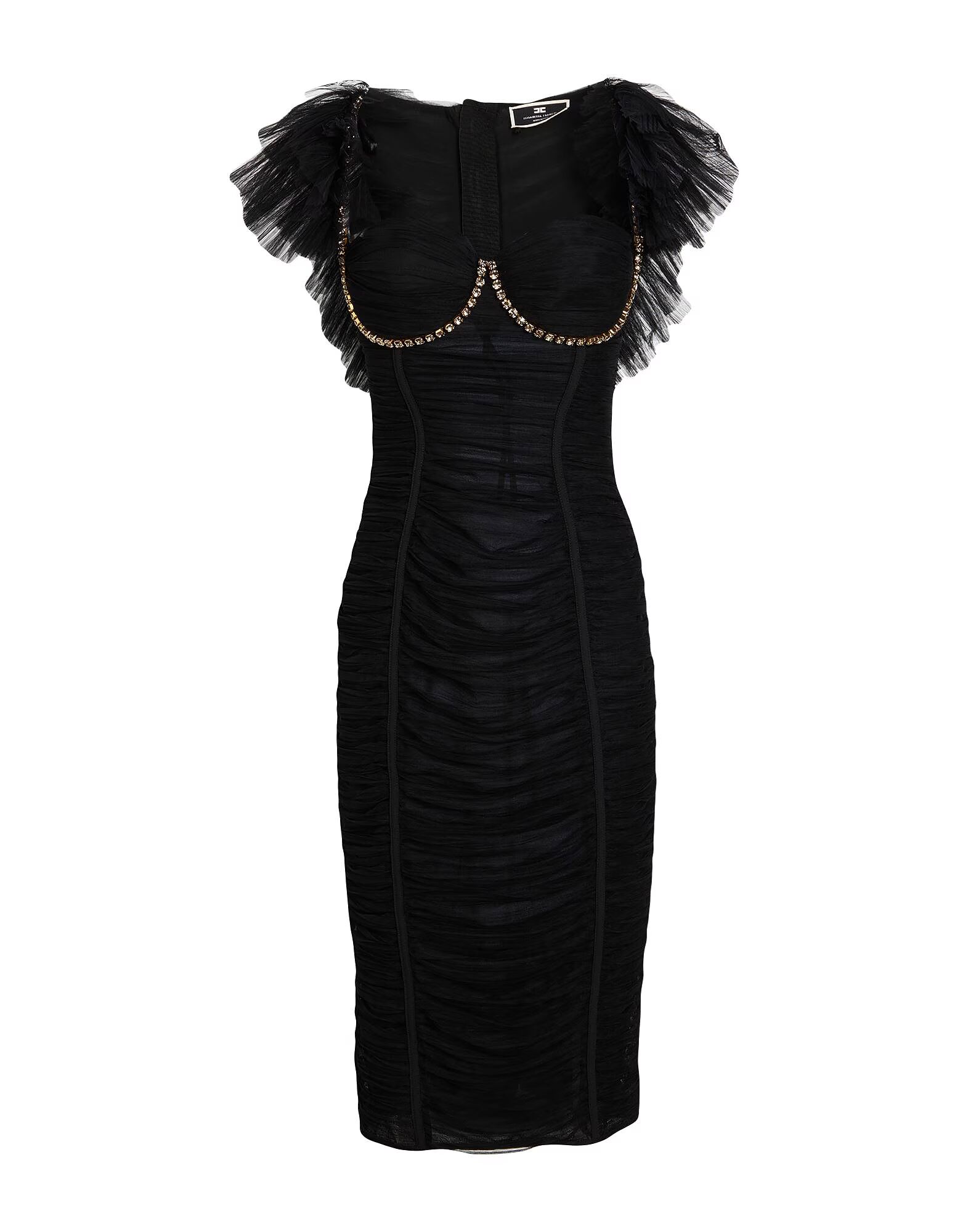 Платье миди Elisabetta Franchi, черный
Платье миди Elisabetta Franchi, черный