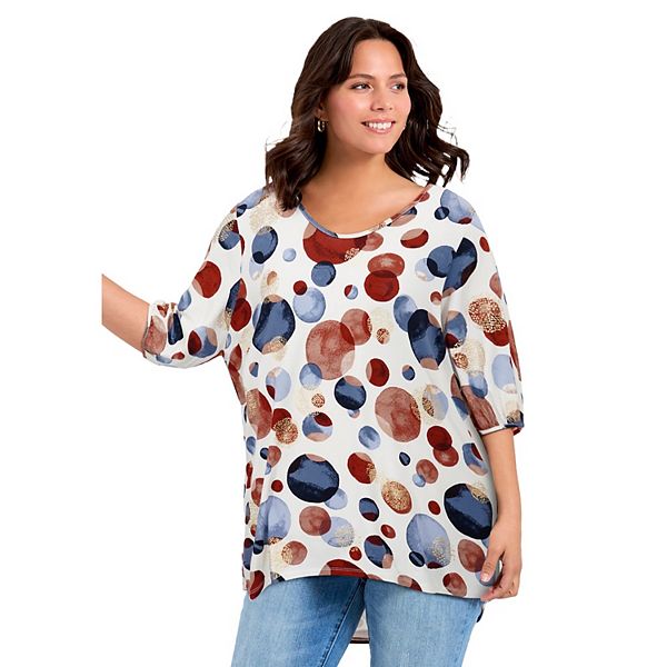 Топ Leila для женщин plus size Avenue, Floating Spot
Топ Leila для женщин plus size Avenue, Floating Spot