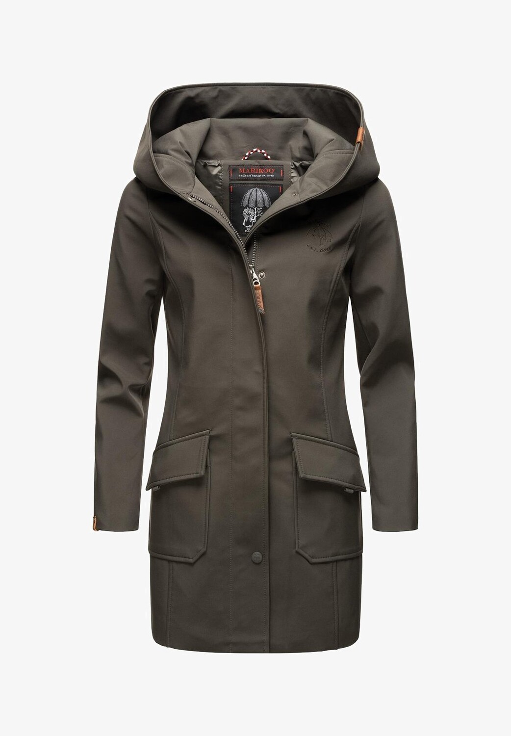 Парка Marikoo с приподнятым воротником, темно-серый
Парка Marikoo с приподнятым воротником, темно-серый