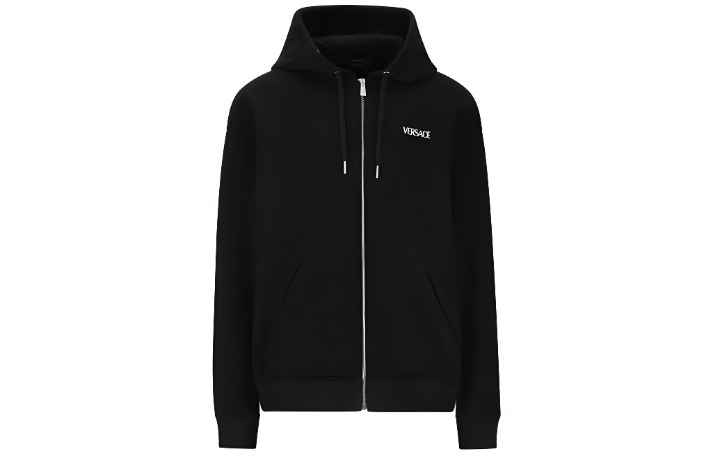 Графическая худи на молнии VERSACE, черный
Графическая худи на молнии VERSACE, черный