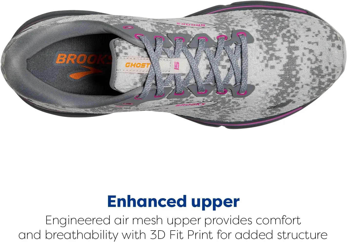 Мужские кроссовки для бега Brooks Ghost 15 с нейтральной поддержкой, белый
Мужские кроссовки для бега Brooks Ghost 15 с нейтральной поддержкой, белый