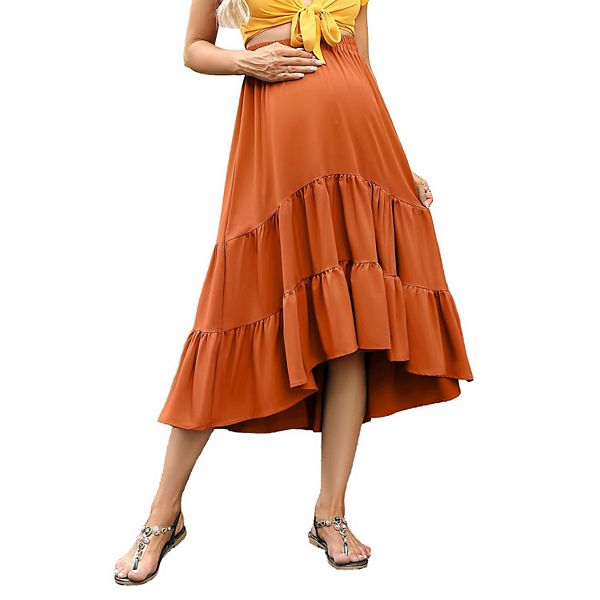 Женское платье-юбка макси для беременных с цветочным принтом Seoria, Turmeric
Женское платье-юбка макси для беременных с цветочным принтом Seoria, Turmeric