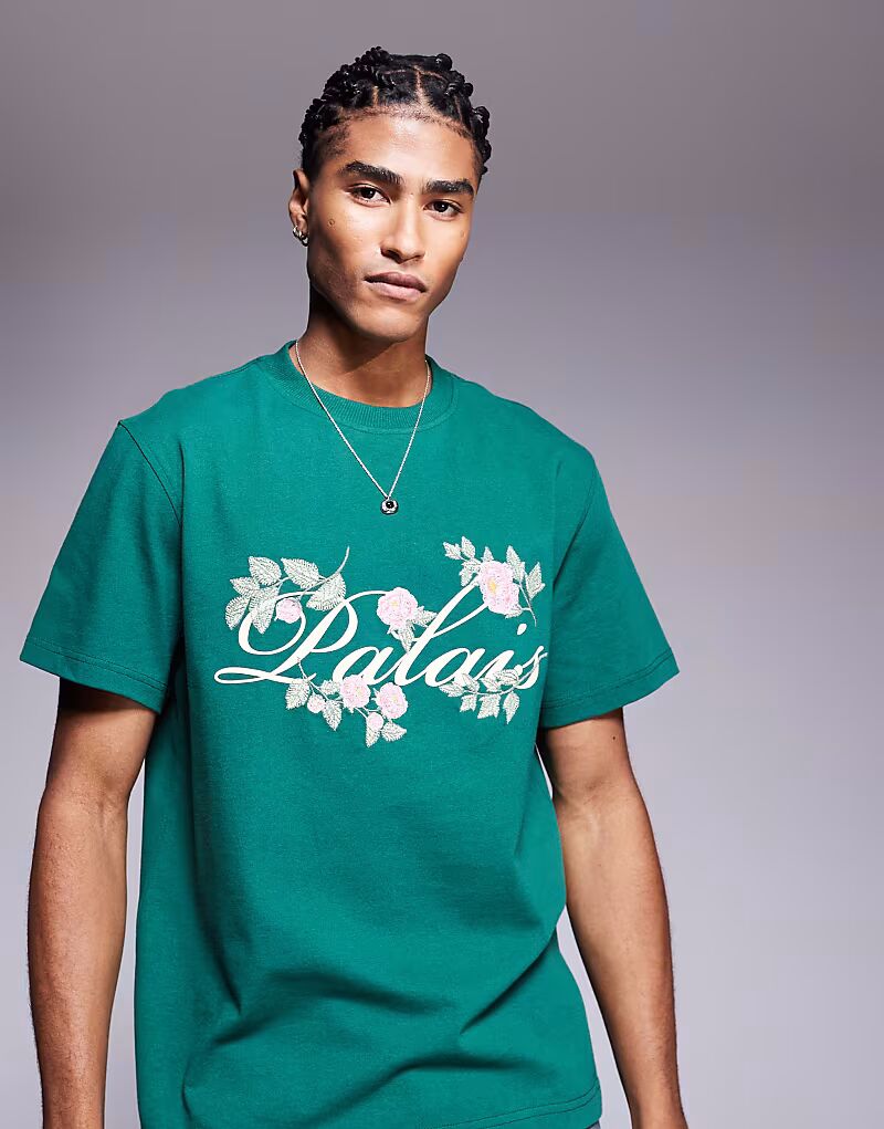 Футболка River Island oversize с вышитым цветочным узором «palais» зеленого цвета
Футболка River Island oversize с вышитым цветочным узором «palais» зеленого цвета