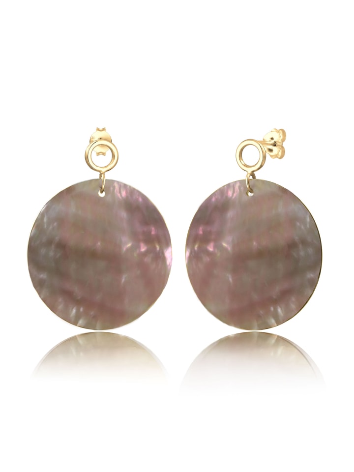 Elli Серьги из серебра 925 пробы с перламутровым диском в золотом исполнении
Elli Серьги из серебра 925 пробы с перламутровым диском в золотом исполнении