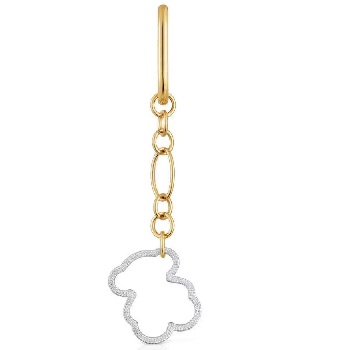 Серьга Tous New Silueta Long Bear Motif, позолоченное серебро/серебро
Серьга Tous New Silueta Long Bear Motif, позолоченное серебро/серебро