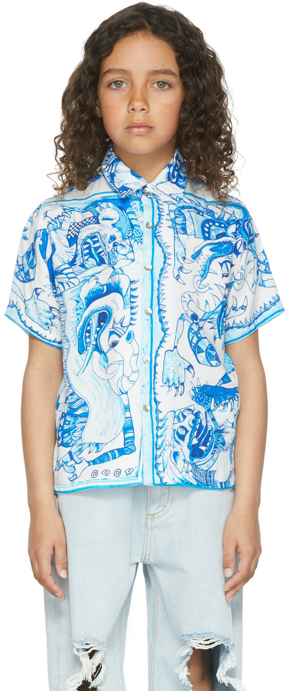 SSENSE Exclusive Kids Бело-синяя рубашка с коротким рукавом Barong Endless Joy, Синий, SSENSE Exclusive Kids Бело-синяя рубашка с коротким рукавом Barong Endless Joy
SSENSE Exclusive Kids Бело-синяя рубашка с коротким рукавом Barong Endless Joy, Синий, SSENSE Exclusive Kids Бело-синяя рубашка с коротким рукавом Barong Endless Joy