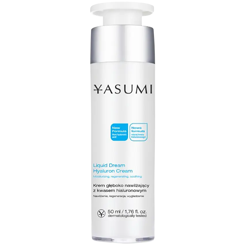 Yasumi Liquid Dream увлажняющий крем для лица с гиалуроновой кислотой, 50 мл
Yasumi Liquid Dream увлажняющий крем для лица с гиалуроновой кислотой, 50 мл