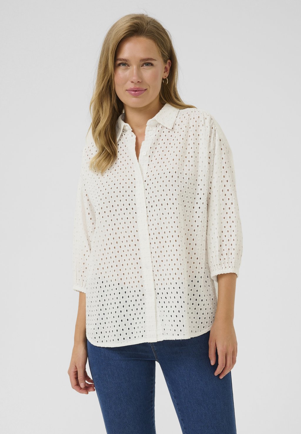 Блузка на пуговицах KARUMBA Kaffe, кремовый
Блузка на пуговицах KARUMBA Kaffe, кремовый