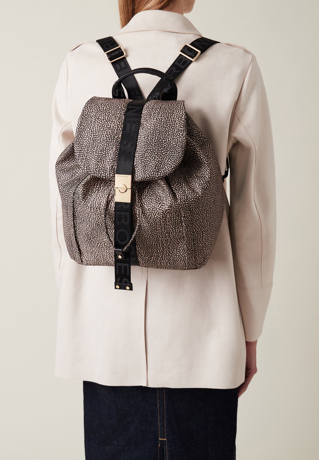 Рюкзак для путешествий FOLD MEDIUM Borbonese, бежевый
Рюкзак для путешествий FOLD MEDIUM Borbonese, бежевый