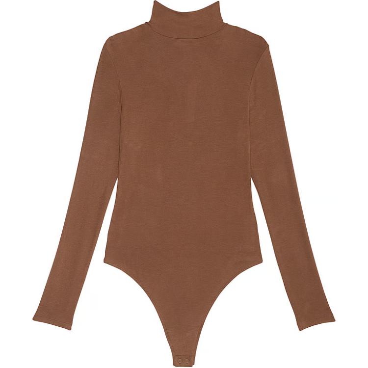 Ribbed Modal Mock Neck Long Sleeve Bodysuit / MOUSSE Jumpsuit Women's Mousse Victoria's Secret, Mousse/Mousse
Ribbed Modal Mock Neck Long Sleeve Bodysuit / MOUSSE Jumpsuit Women's Mousse Victoria's Secret, Mousse/Mousse