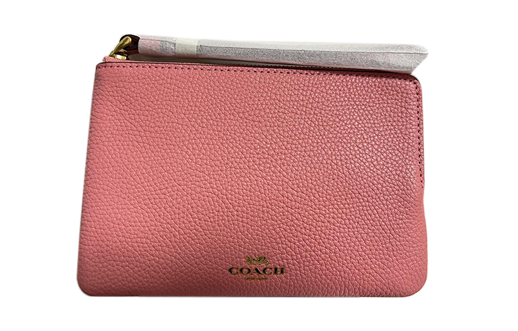 COACH Кошелёк-браслет из полированной галечной кожи для женщин в розовом цвете
COACH Кошелёк-браслет из полированной галечной кожи для женщин в розовом цвете