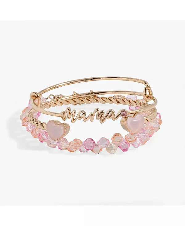 Набор из 3 браслетов для мамы Alex And Ani, gold
Набор из 3 браслетов для мамы Alex And Ani, gold