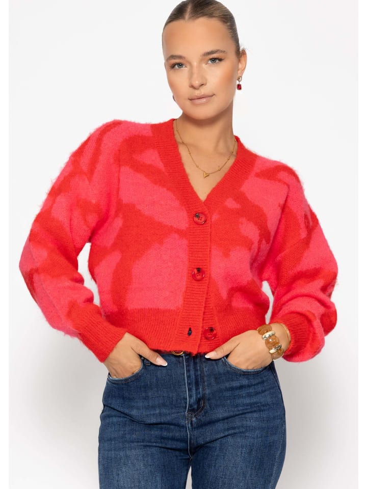 Розовый кардиган с анималистичным принтом SASSYCLASSY
Розовый кардиган с анималистичным принтом SASSYCLASSY