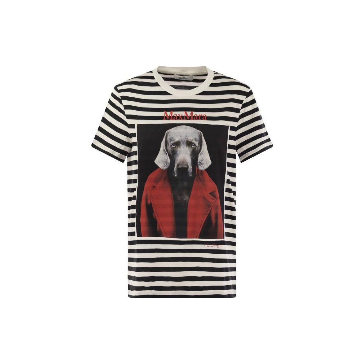 Футболка Max Mara с полосками и логотипом MaxMara, черный
Футболка Max Mara с полосками и логотипом MaxMara, черный