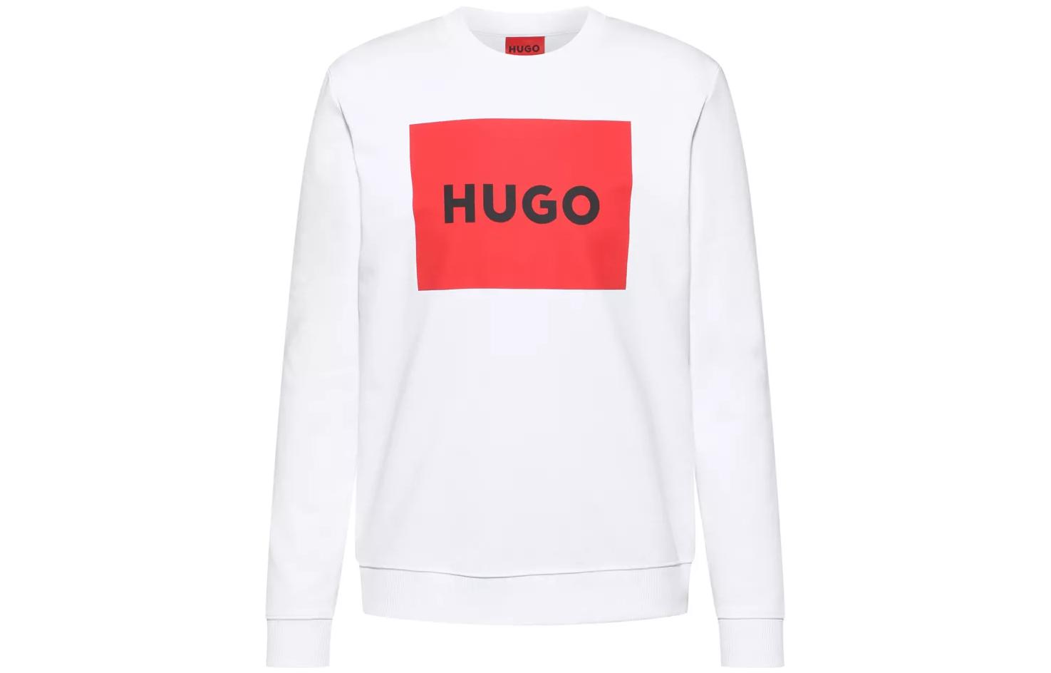 Хлопковый худи с принтом Hugo Logo HUGO BOSS, белый
Хлопковый худи с принтом Hugo Logo HUGO BOSS, белый
