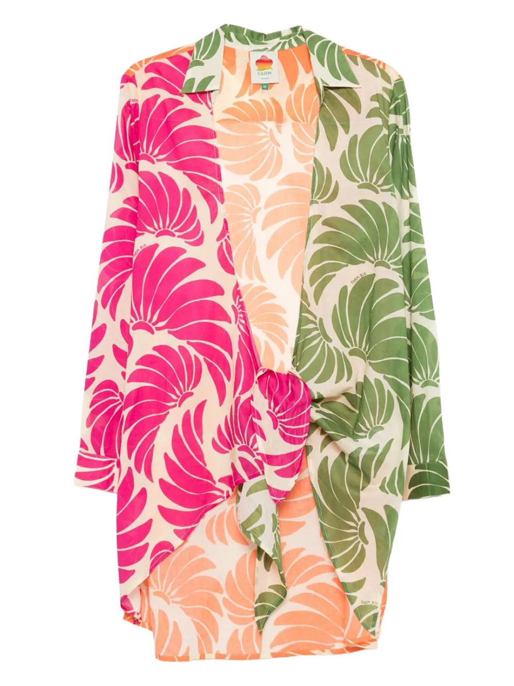 Платье с цветочным принтом и завязкой спереди Farm Rio, нейтральный
Платье с цветочным принтом и завязкой спереди Farm Rio, нейтральный