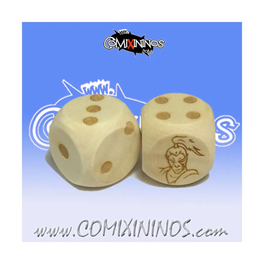Набор из 2 кубиков лесных эльфов с шипами, Fantasy Football Miniatures - Wooden Dice (20mm)
Набор из 2 кубиков лесных эльфов с шипами, Fantasy Football Miniatures - Wooden Dice (20mm)