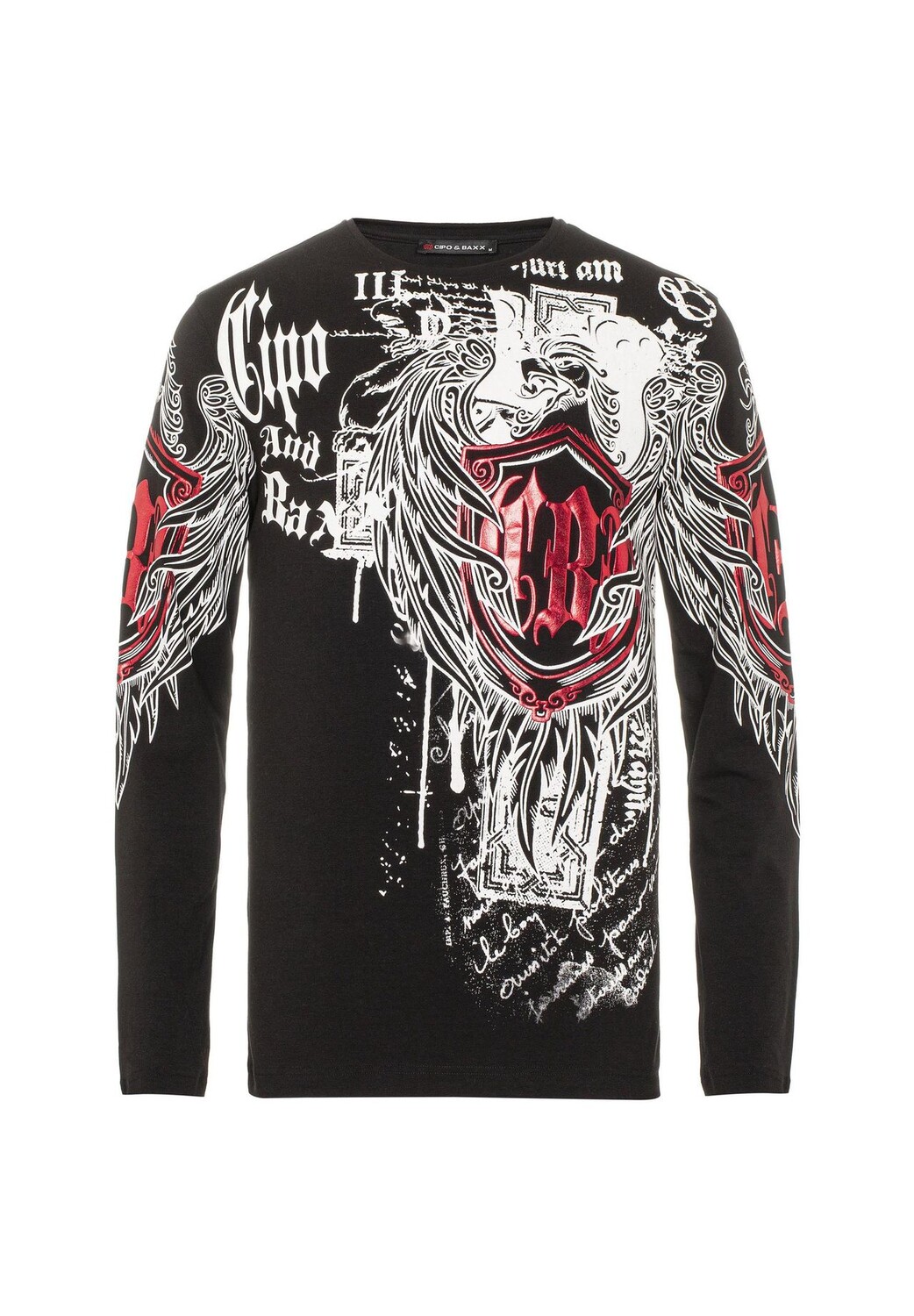 Рубашка с длинными рукавами и крутым принтом CIPO & BAXX, черный
Рубашка с длинными рукавами и крутым принтом CIPO & BAXX, черный