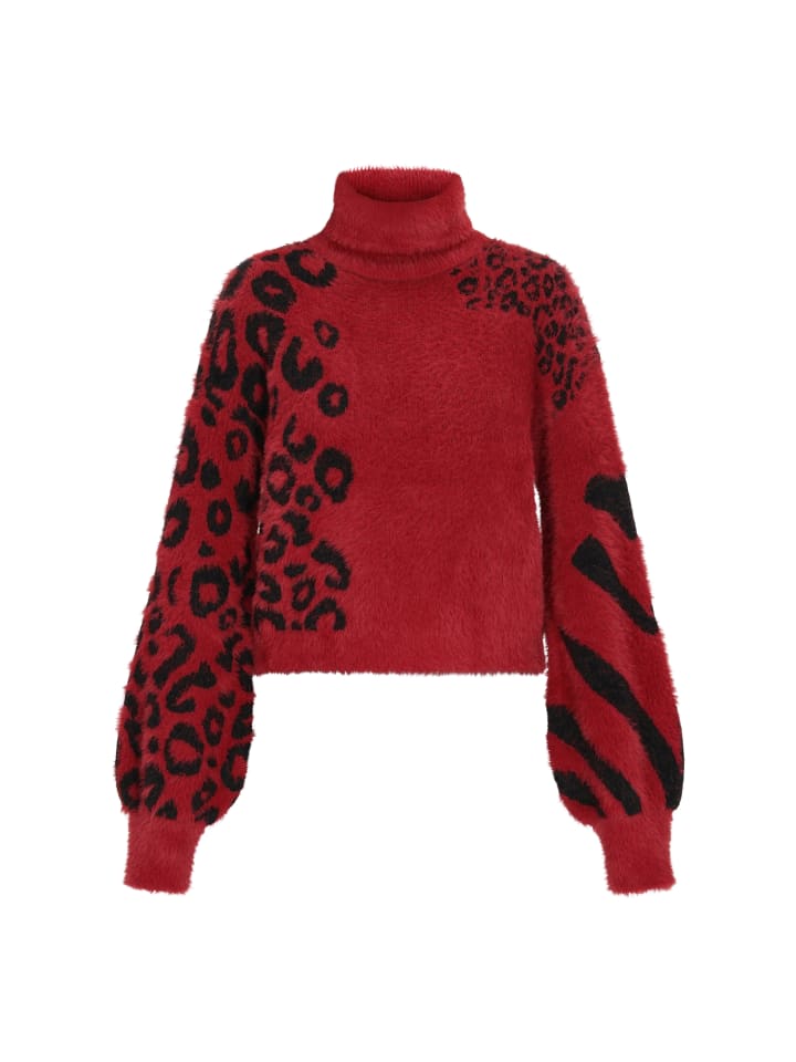 Женский свитер бордово-черного цвета myMo ROCKS
Женский свитер бордово-черного цвета myMo ROCKS