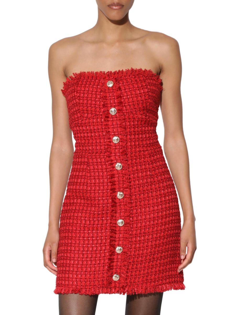 Платье-бандо мини с текстурой Бриджит Walter Baker, красный
Платье-бандо мини с текстурой Бриджит Walter Baker, красный