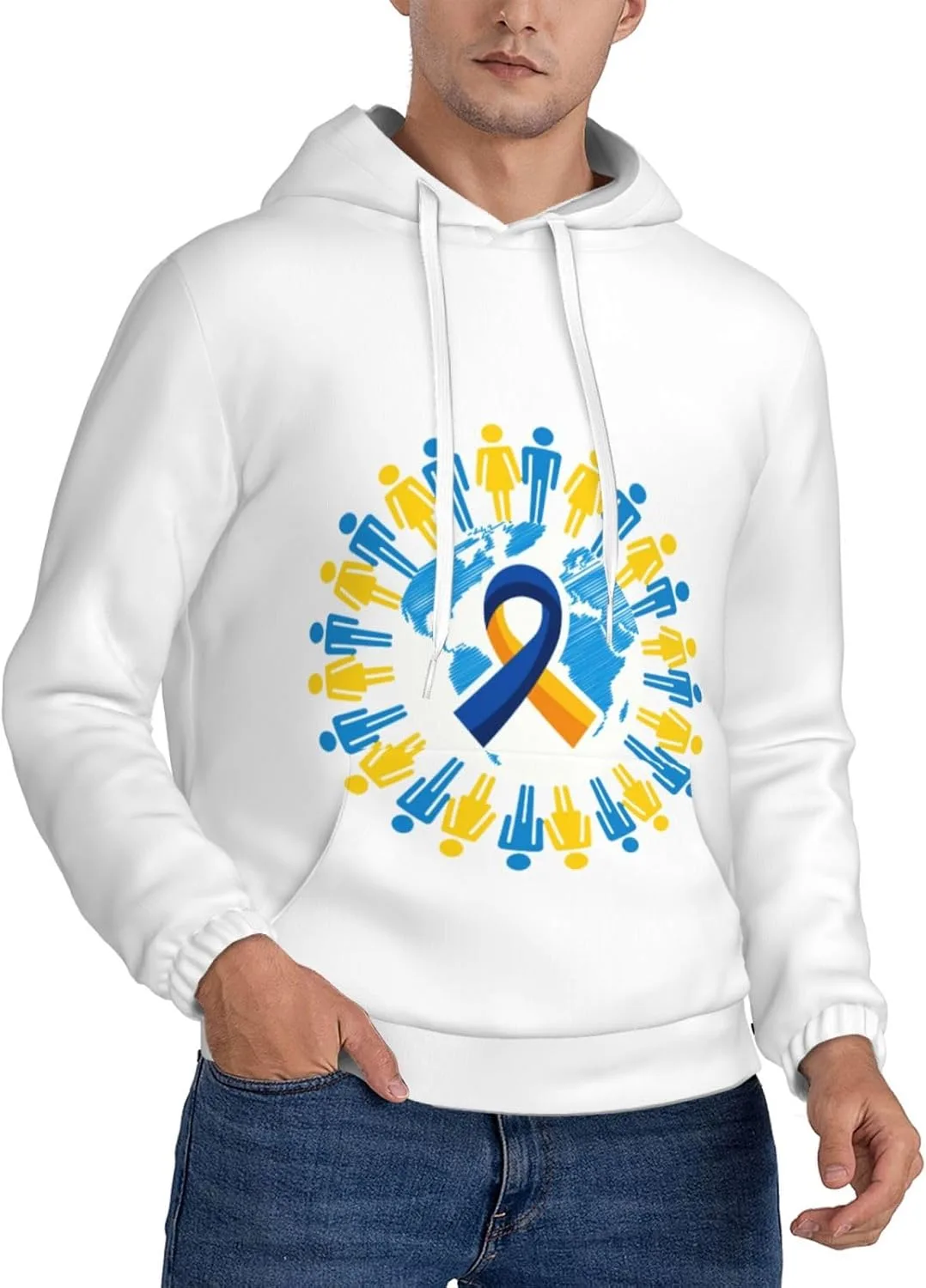 Толстовка с капюшоном World Down Syndrome Day, с карманами SDERDZSE
Толстовка с капюшоном World Down Syndrome Day, с карманами SDERDZSE