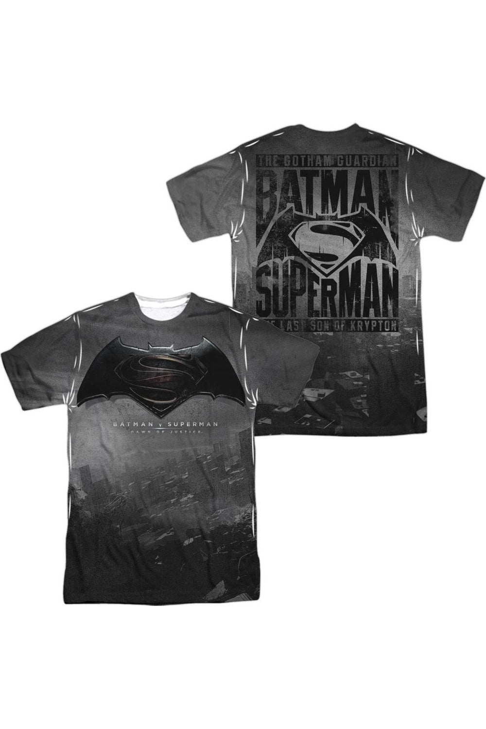Футболка с коротким рукавом для взрослых из полиэстера с логотипом Batman V Superman (принт спереди/сзади) Gildan, белый
Футболка с коротким рукавом для взрослых из полиэстера с логотипом Batman V Superman (принт спереди/сзади) Gildan, белый
