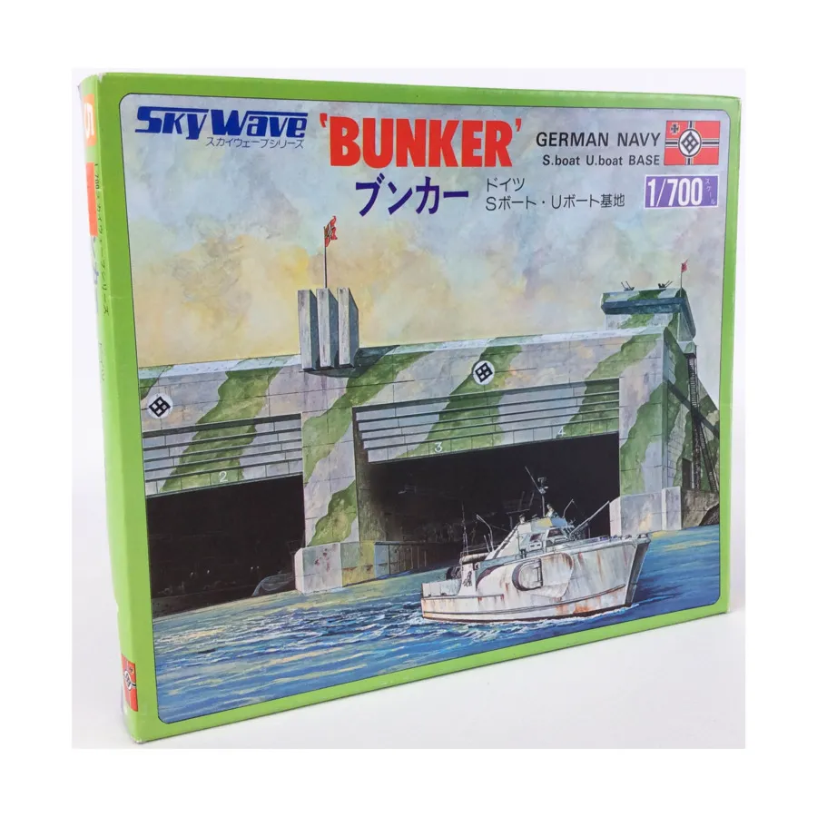 Бункер - База морских лодок / подводных лодок ВМС Германии, WWII Miniatures (1:700) (Skywave)
Бункер - База морских лодок / подводных лодок ВМС Германии, WWII Miniatures (1:700) (Skywave)