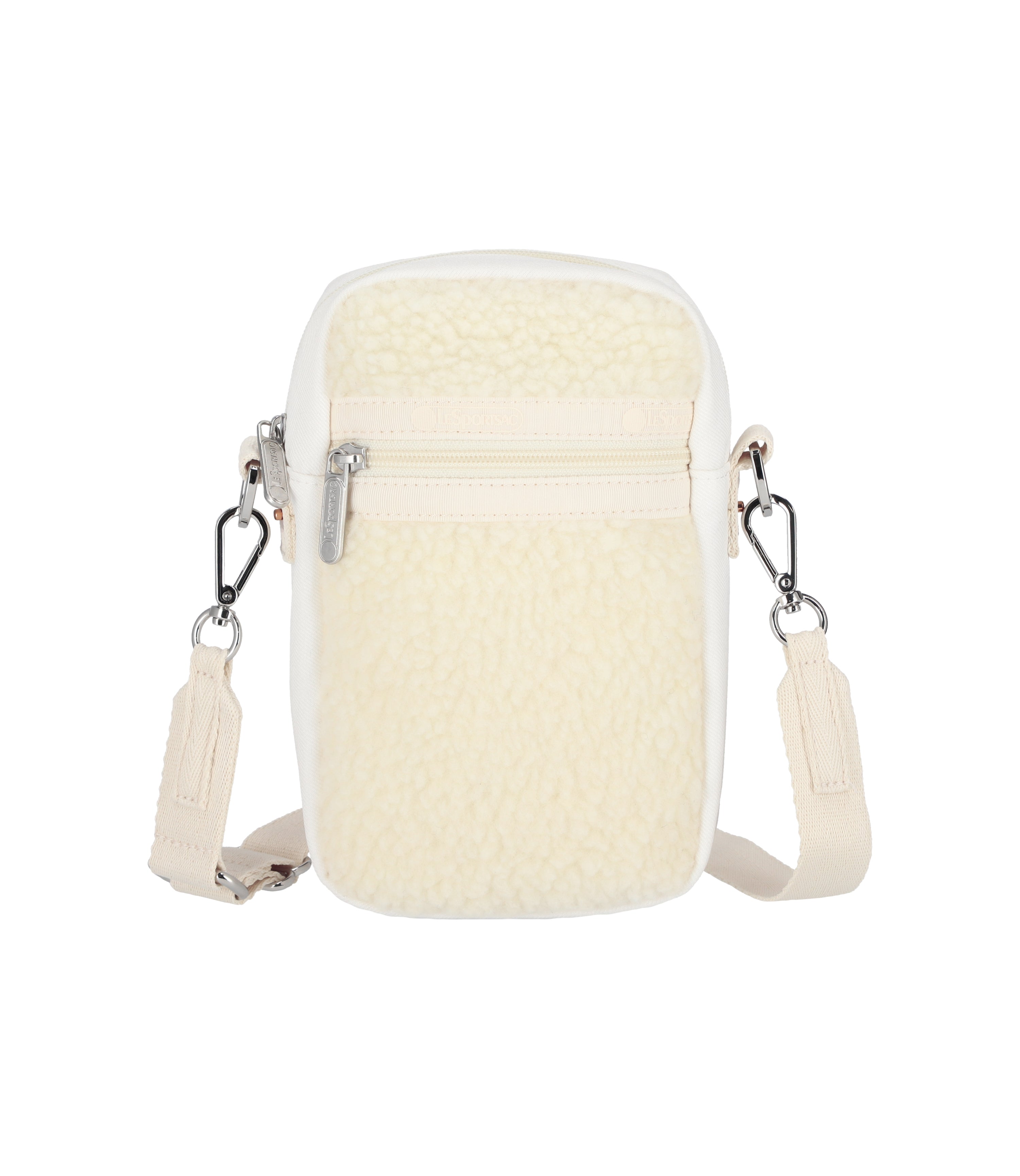 Сумка через плечо для телефона из денима LeSportsac, цвет white denim/cream sherpa, Белый, Сумка через плечо для телефона из денима LeSportsac, цвет white denim/cream sherpa
Сумка через плечо для телефона из денима LeSportsac, цвет white denim/cream sherpa, Белый, Сумка через плечо для телефона из денима LeSportsac, цвет white denim/cream sherpa