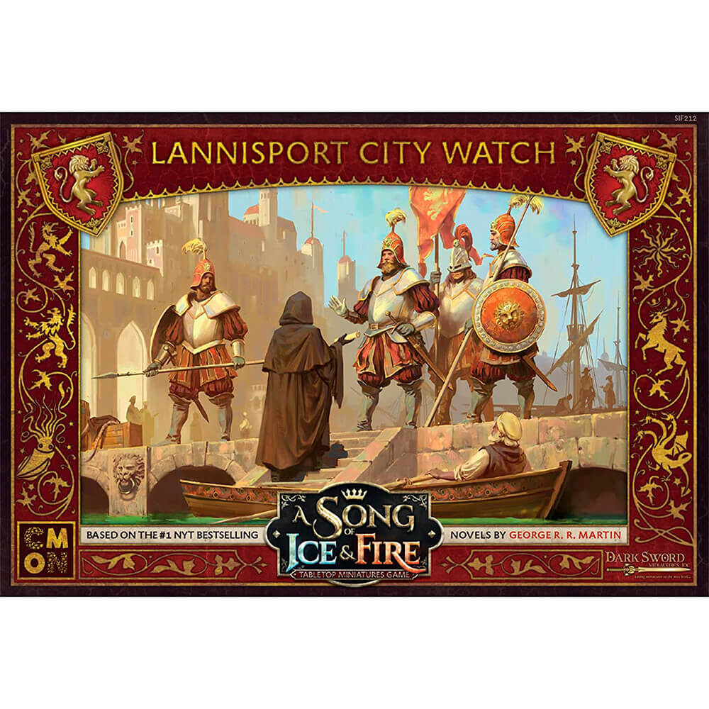 Дополнительный набор к CMON A Song of Ice and Fire Tabletop Miniatures Game, Lannisport Enforcers
Дополнительный набор к CMON A Song of Ice and Fire Tabletop Miniatures Game, Lannisport Enforcers