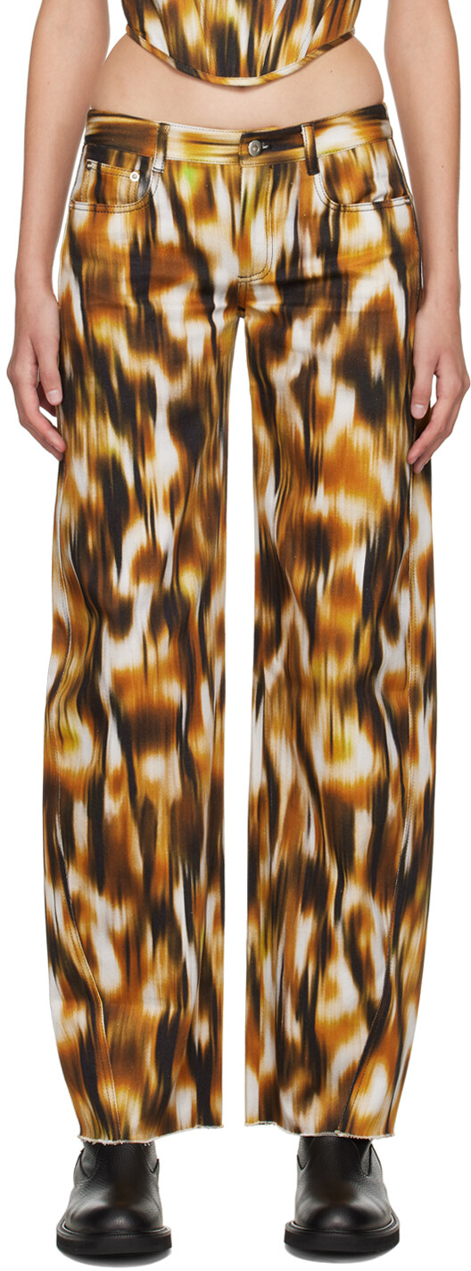 Оранжевые джинсы с принтом PRISCAVera
Оранжевые джинсы с принтом PRISCAVera