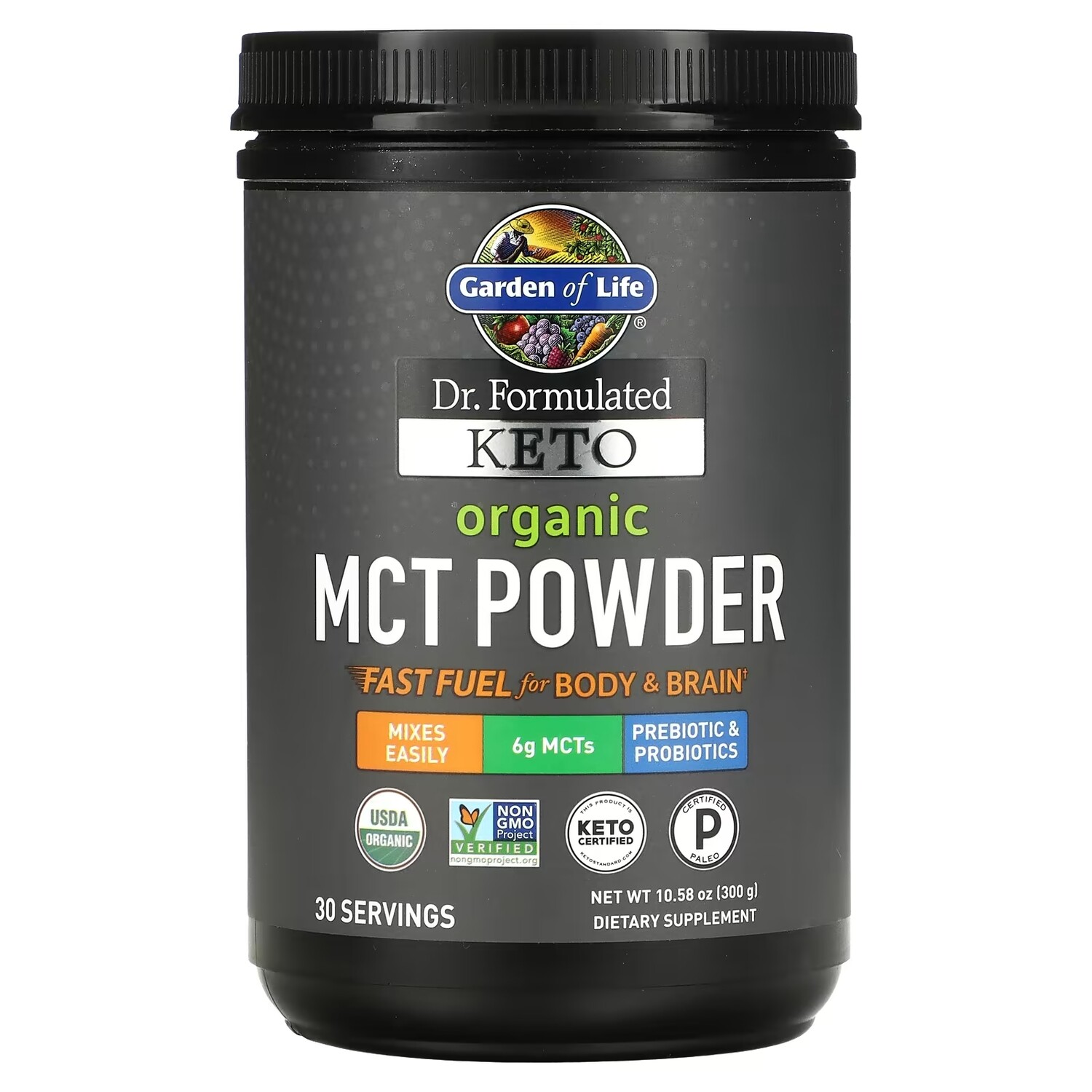 Органический Порошок Garden of Life Dr. Formulated Keto, 300 г
Органический Порошок Garden of Life Dr. Formulated Keto, 300 г