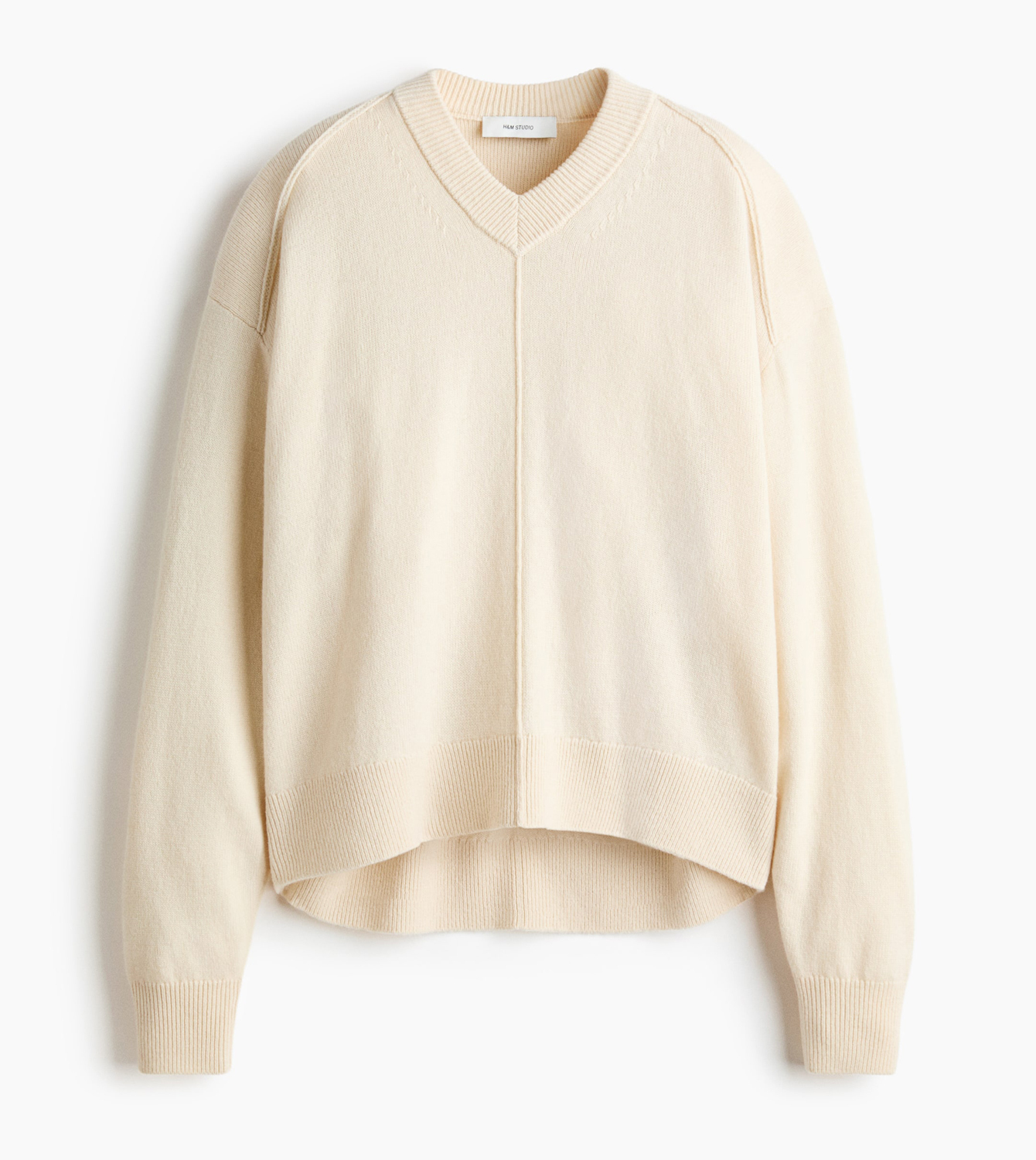 Джемпер H&M Studio Collection Cashmere-blend, кремовый
Джемпер H&M Studio Collection Cashmere-blend, кремовый