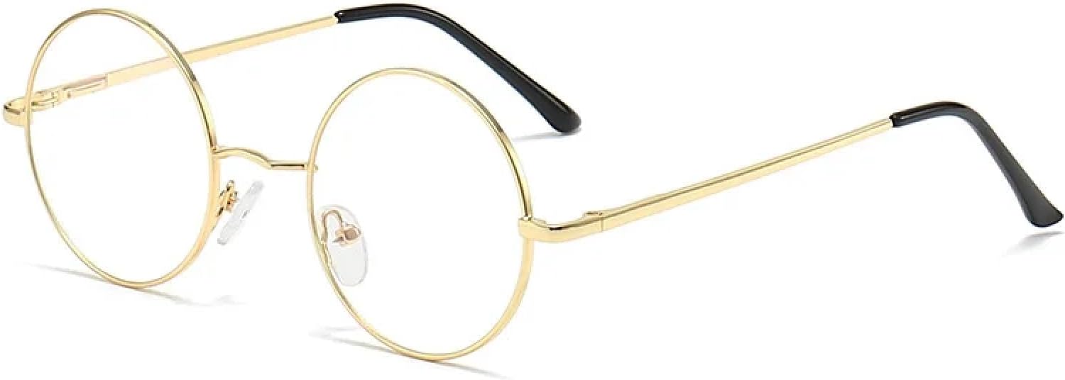 Солнцезащитные очки с защитой от УФ-излучения UV400 | Круглая металлическая оправа в стиле панк | Для женщин и мужчин, для занятий спортом на открытом воздухе и вождения DSVIGF, Gold Clear
Солнцезащитные очки с защитой от УФ-излучения UV400 | Круглая металлическая оправа в стиле панк | Для женщин и мужчин, для занятий спортом на открытом воздухе и вождения DSVIGF, Gold Clear