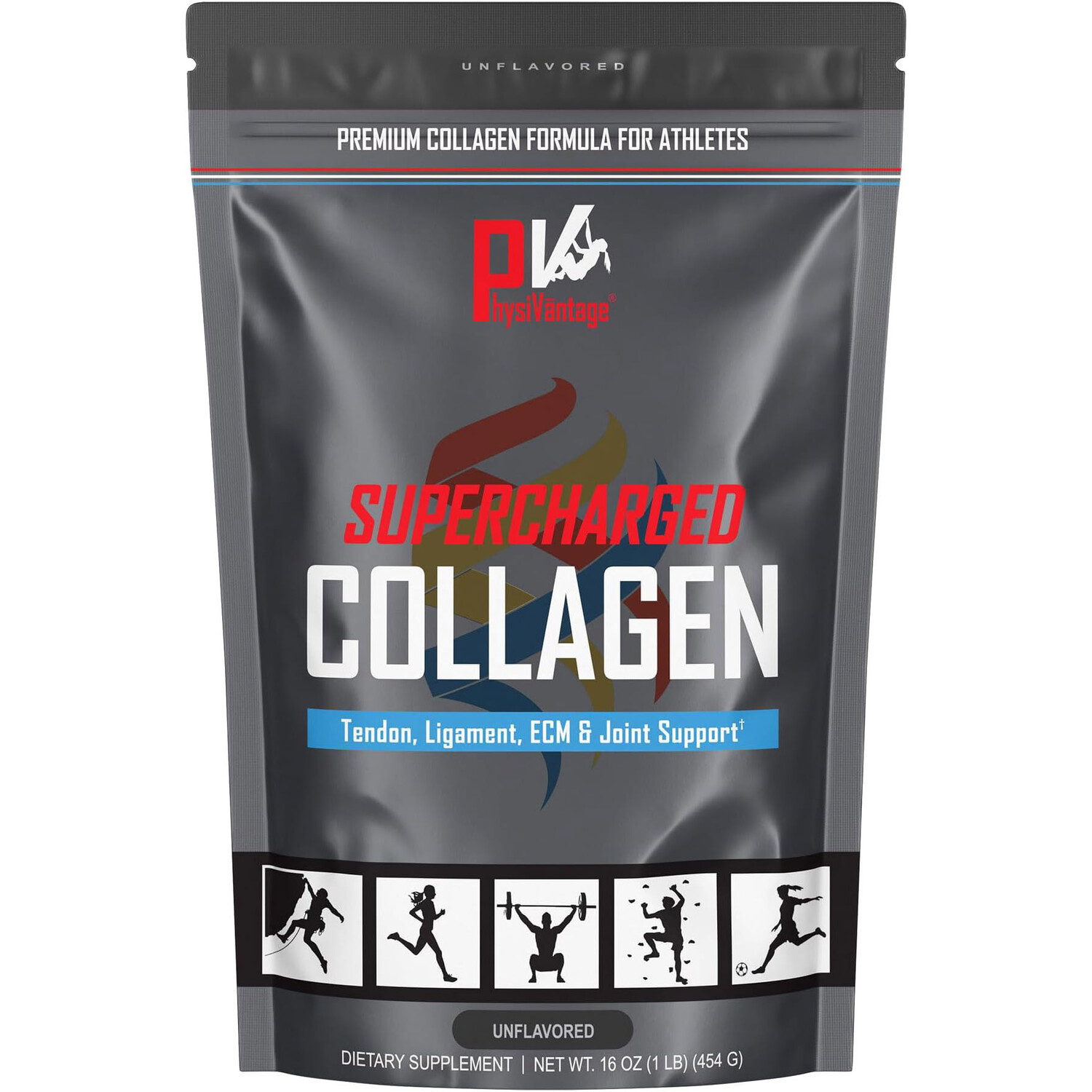 Коллаген PhysiVantage Supercharged Powder With Vitamin C + BCAAs Advanced Formula Peptides Unflavored, 454 гр
Коллаген PhysiVantage Supercharged Powder With Vitamin C + BCAAs Advanced Formula Peptides Unflavored, 454 гр