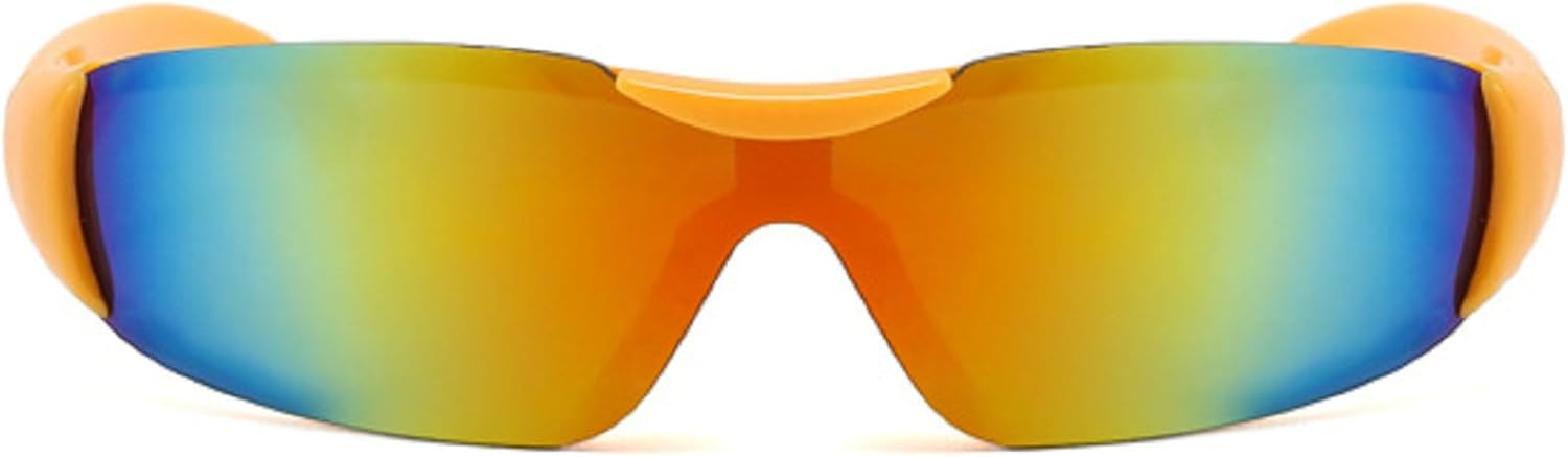 Солнцезащитные очки в стиле Y2K с обтекаемой формой для женщин и мужчин, модные прямоугольные солнцезащитные очки с защитой от УФ-излучения, для занятий спортом на открытом воздухе и велоспортом mincl, Gold Yellow
Солнцезащитные очки в стиле Y2K с обтекаемой формой для женщин и мужчин, модные прямоугольные солнцезащитные очки с защитой от УФ-излучения, для занятий спортом на открытом воздухе и велоспортом mincl, Gold Yellow