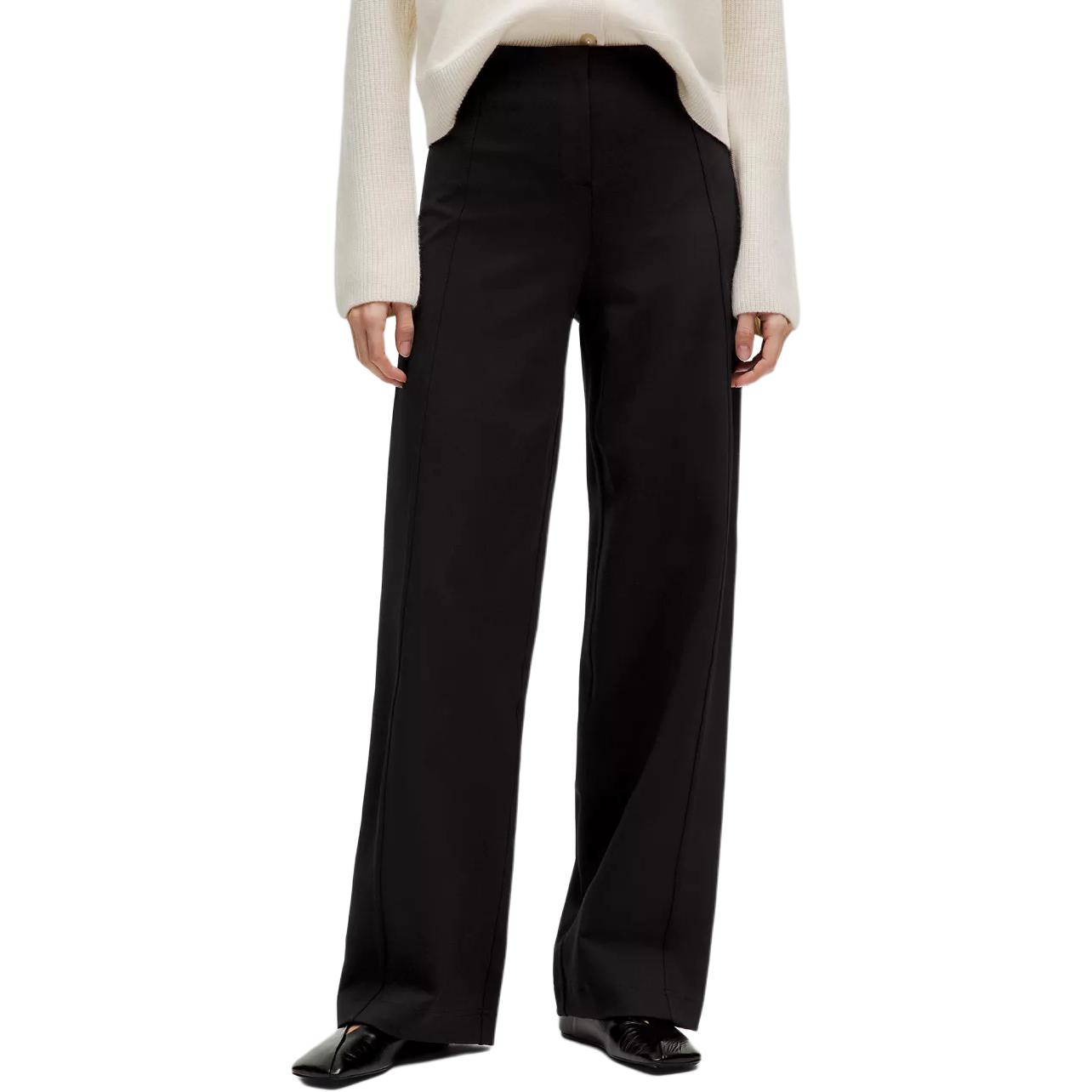 Женские повседневные брюки прямого кроя Lululemon, черный
Женские повседневные брюки прямого кроя Lululemon, черный