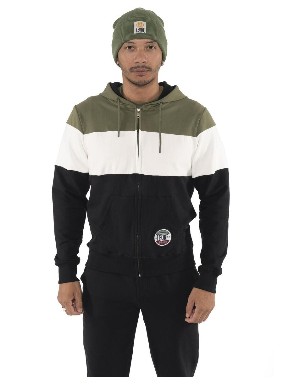 LEONE 1947 APPAREL Мужская университетская толстовка с капюшоном на молнии
LEONE 1947 APPAREL Мужская университетская толстовка с капюшоном на молнии