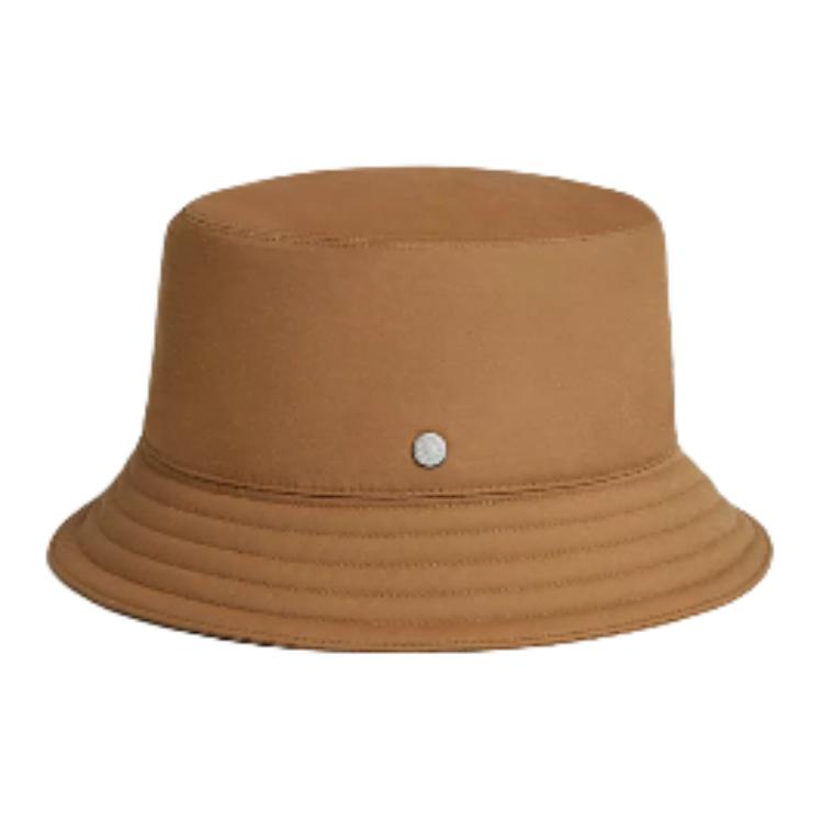 HERMES Хлопковая шляпа-ведро мужская желтая, Yellow 
HERMES Хлопковая шляпа-ведро мужская желтая, Yellow