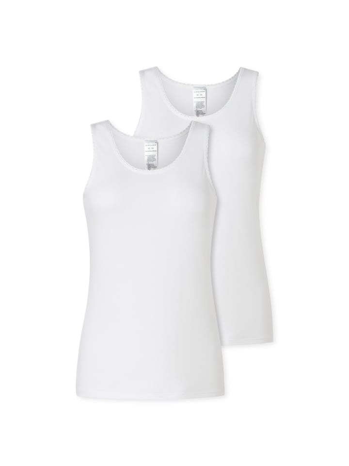 Майка Schiesser, белый 
Майка Schiesser, белый