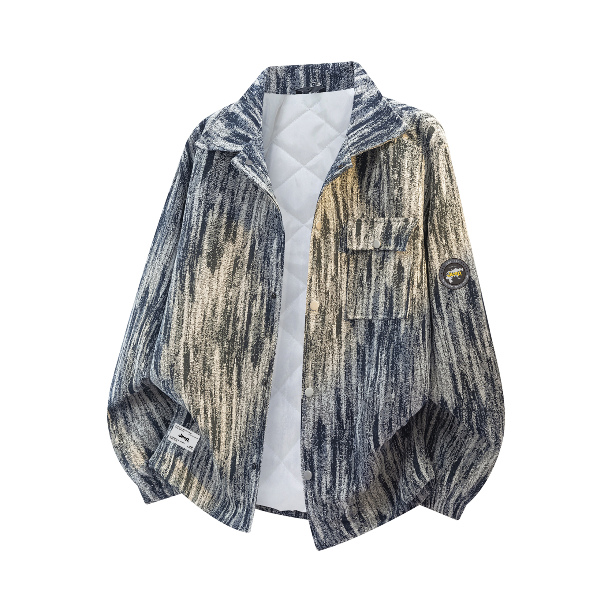 КККуртка Unisex Lapel Moderate Jeep, 蓝色【夹棉保暖】
КККуртка Unisex Lapel Moderate Jeep, 蓝色【夹棉保暖】